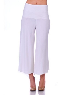 SR Women's Knit Capri Culottes Pants (Size: S - 5X)