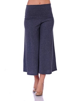 SR Women's Knit Capri Culottes Pants (Size: S - 5X)