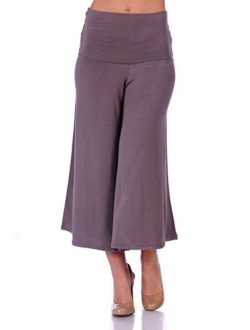 SR Women's Knit Capri Culottes Pants (Size: S - 5X)