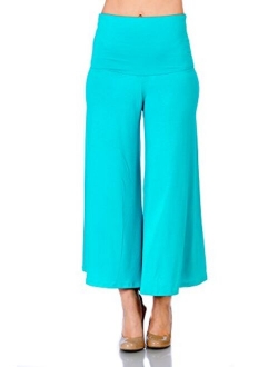 SR Women's Knit Capri Culottes Pants (Size: S - 5X)