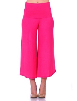 SR Women's Knit Capri Culottes Pants (Size: S - 5X)