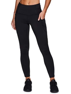 Active Women's Fleece Lined Full Length Athletic Training Running Yoga Leggings