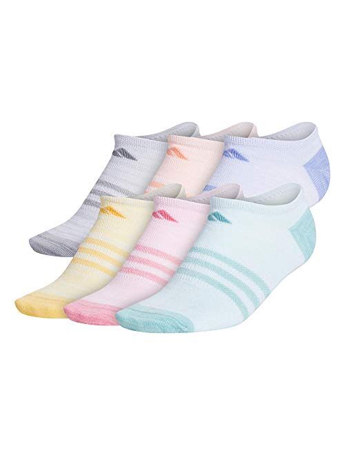 Girl's adidas 6-Pack Superlite Super No-Show Socks