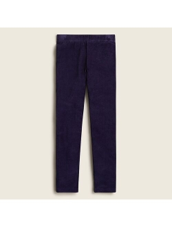 Girls' stretch cozy cord leggings