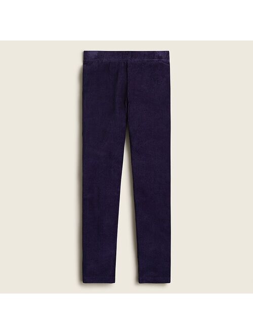 J.Crew Girls' stretch cozy cord leggings