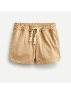 Girls' fishtail-hem shorts in chino