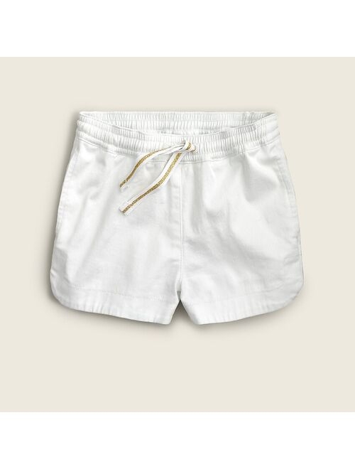 J.Crew Girls' fishtail-hem shorts in chino