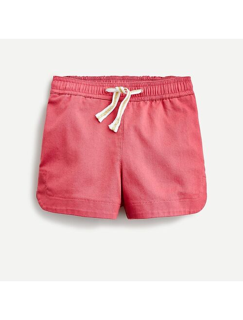 J.Crew Girls' fishtail-hem shorts in chino