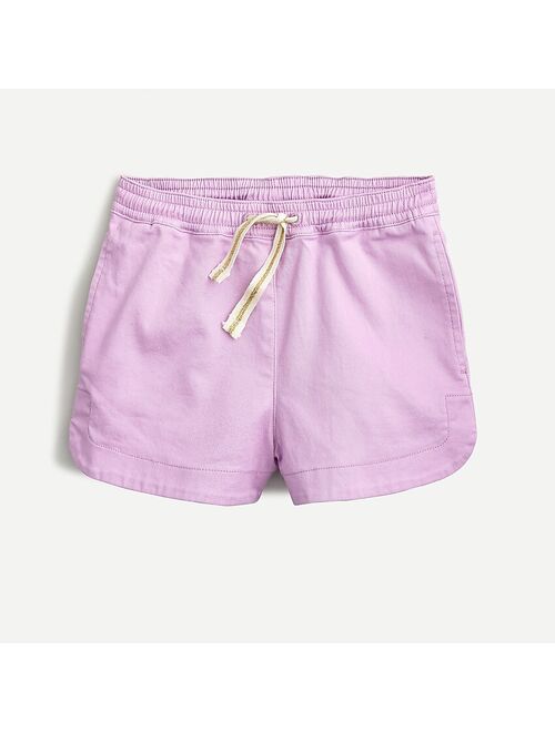 J.Crew Girls' fishtail-hem shorts in chino