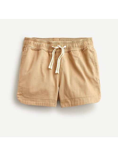 J.Crew Girls' fishtail-hem shorts in chino