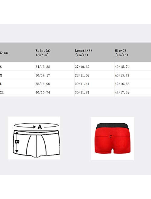 Custom Mens Boxer Briefs Underwear,Breathable Boxer Briefs,Personalized Underwear for Men,Unique Engraved Name Briefs