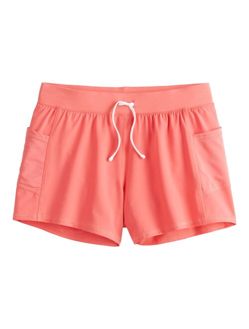 Girls 7-16 Tek Gear® Woven Running Shorts in Regular & Plus Size