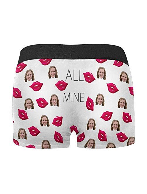 Buy Custom Wife Face On All Mine Mens Funny Boxer Shorts Underpants Briefs With Photo For 1069