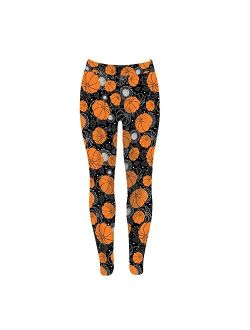 HYPERFAVOR High Waisted Thanksgiving Leggings for Women- Thanksgiving Pumpkin Leggings- Cool Womens Thanksgiving Leggings