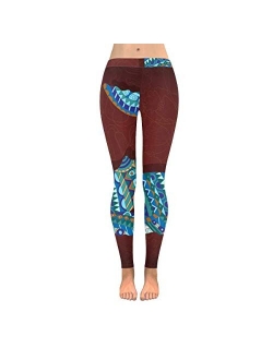 InterestPrint Thanksgiving Turkey Custom Stretchy Capri Leggings Skinny Pants for Yoga Running Pilates Gym(2XS-5XL)