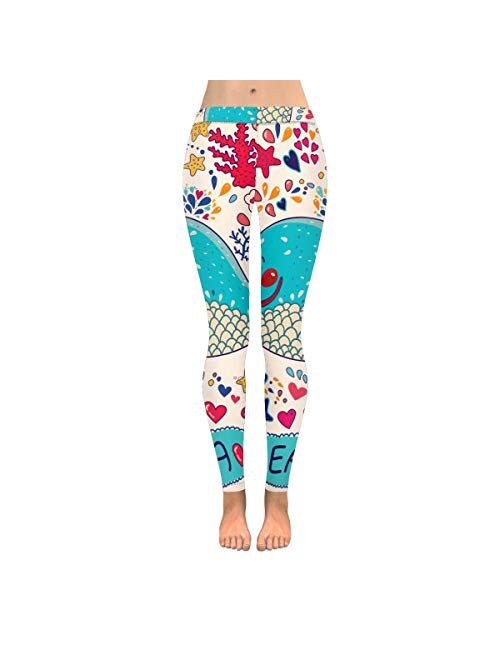 InterestPrint Thanksgiving Turkey Custom Stretchy Capri Leggings Skinny Pants for Yoga Running Pilates Gym(2XS-5XL)