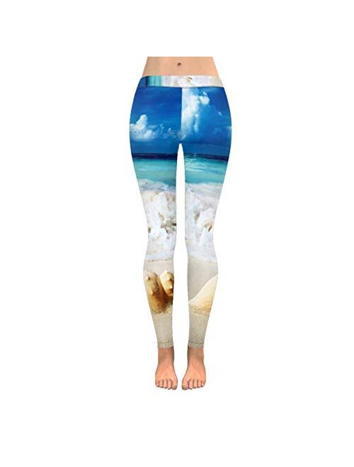 InterestPrint Thanksgiving Turkey Custom Stretchy Capri Leggings Skinny Pants for Yoga Running Pilates Gym(2XS-5XL)