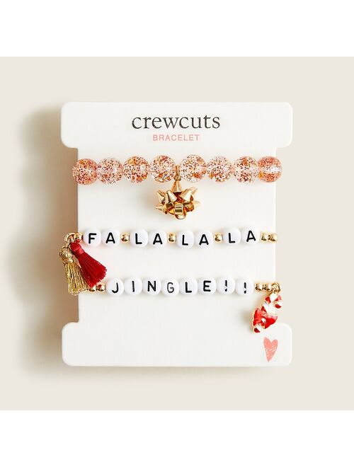 J.Crew Girls' winter holiday bracelet pack