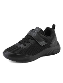 Boys Girls Tennis Running Shoes Lightweight Breathable Athletic Sports Sneakers