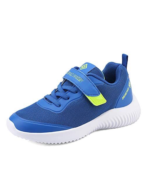 DREAM PAIRS Boys Girls Tennis Running Shoes Lightweight Breathable Athletic Sports Sneakers