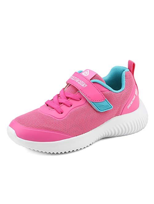 DREAM PAIRS Boys Girls Tennis Running Shoes Lightweight Breathable Athletic Sports Sneakers