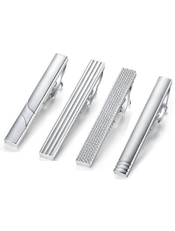 Mens Tie Clip Bar Normal Size Steel for Business Wedding Gift 5.4cm