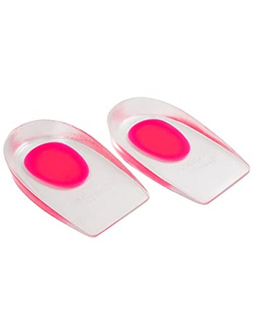 ViveSole Silicone Gel Heel Cups (Pair) - Shock Absorbing Shoe Inserts for Plantar Fasciitis, Sore Heel, Achilles, Bone Spurs, Pain Relief - Foot Comfort Support Protector