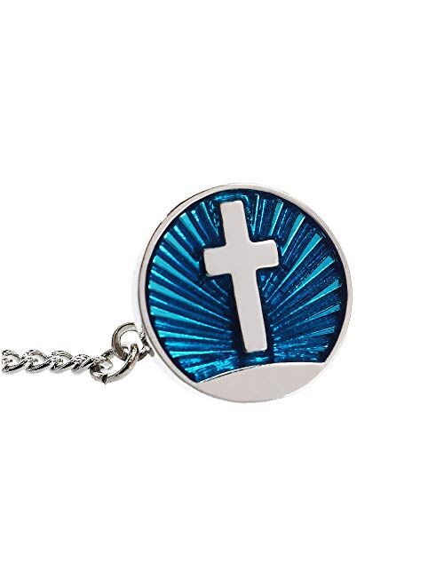 Ascentix Men's Rising Cross Tie Tack