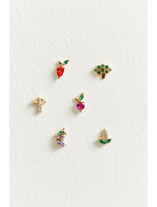 Girls Crew Farmers Market Veggie Post Earring Set