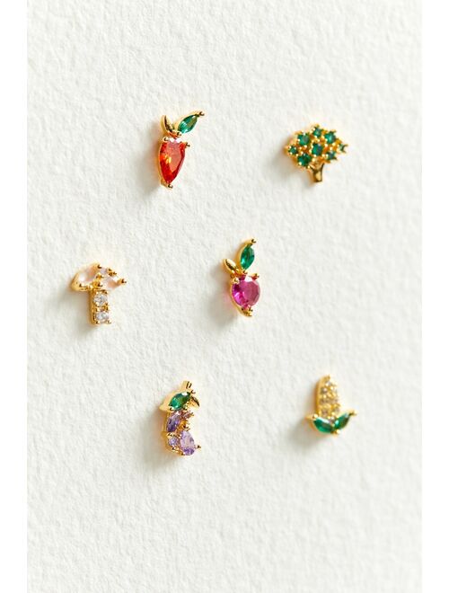 Girls Crew Farmers Market Veggie Post Earring Set