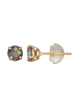 Kids' Junior Jewels 14k Gold Gemstone Stud Earrings