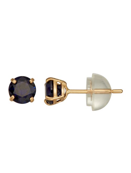 Kids' Junior Jewels 14k Gold Gemstone Stud Earrings