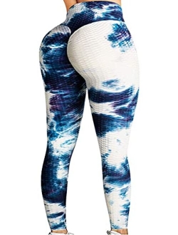 Women's High Waist Yoga Pants Tummy Control Slimming Booty Leggings Workout Running Butt Lift Tights