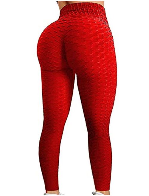 SEASUM Women's High Waist Yoga Pants Tummy Control Slimming Booty Leggings Workout Running Butt Lift Tights