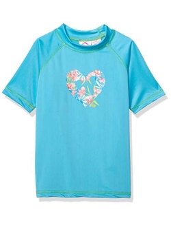 Girls' Jade UPF 50  Sun Protective Rashguard Swim Shirt