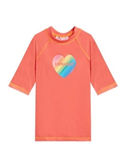 Girls' Jade UPF 50  Sun Protective Rashguard Swim Shirt