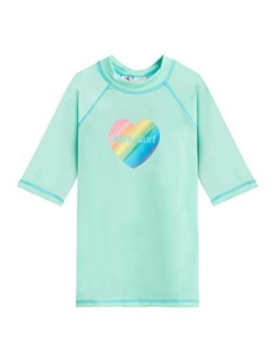 Girls' Jade UPF 50  Sun Protective Rashguard Swim Shirt