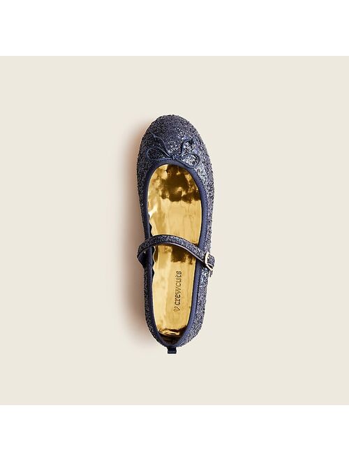 J.Crew Girls' glitter Mary Jane ballet flats