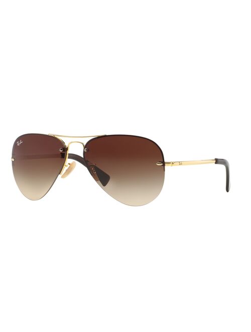 Ray-Ban Highstreet RB3449 59mm Aviator Gradient Sunglasses