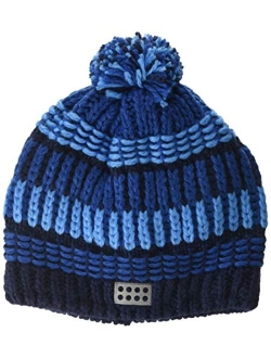 LEGO Knitted Snow Beanie with 3M Scotchlite Reflector and Pom Pom (Little Kids/Big Kids)