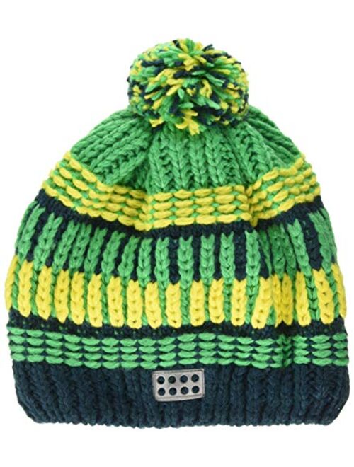 LEGO Knitted Snow Beanie with 3M Scotchlite Reflector and Pom Pom (Little Kids/Big Kids)