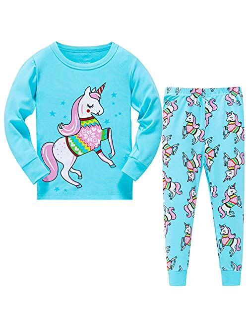 Schmoopy Girls Unicorn Pajamas Size 2-12