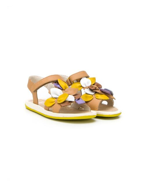 Camper Bicho floral applique sandals