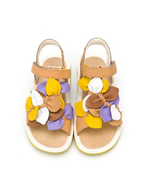 Camper Bicho floral applique sandals