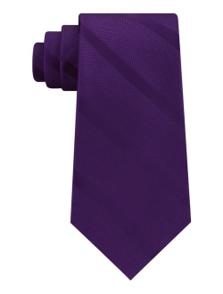 Men's Textured Stripe Silk Tie