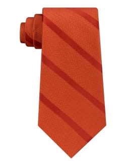 Men's Textured Stripe Silk Tie