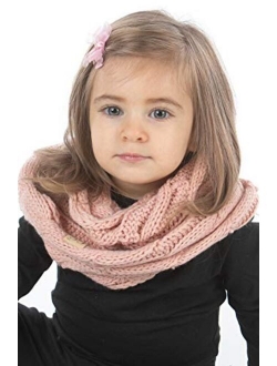 Funky Junque Exclusives Infinity Scarf Girls Knit Winter Kids Circle Neck Warmer