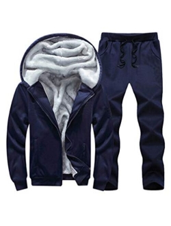 Lavnis Men's Casual Tracksuit Long Sleeve Running Jogging Athletic Sports Set