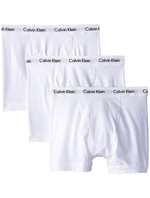 Calvin Klein Men's Cotton Stretch Multipack Low-Rise Trunks