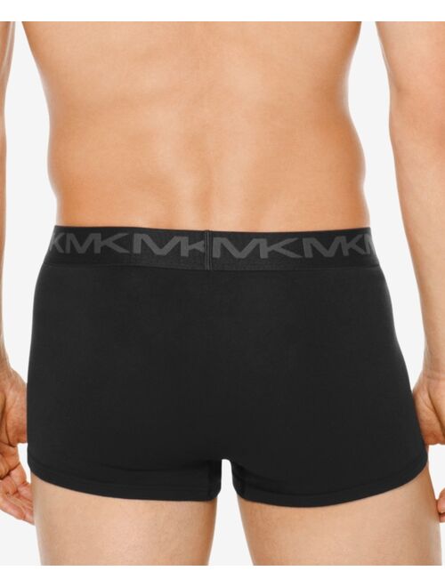 Michael Kors Men's Performance Cotton Trunks, 3-Pack